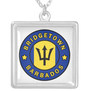 Bridgetown Barbados Silver Plated Necklace