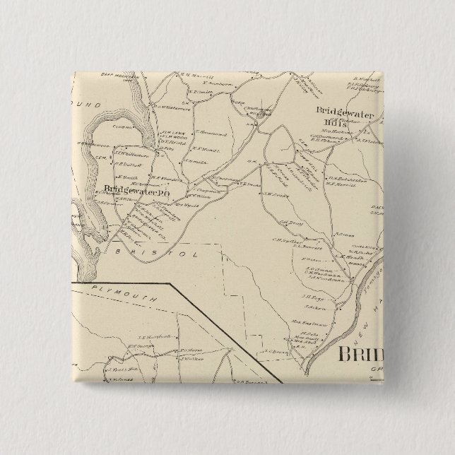 Bridgewater, Hebron Pinback Button (Front)