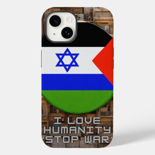 Bridging Divides Palestinian and Israeli Unity iP Case_Mate iPhone 14 Case