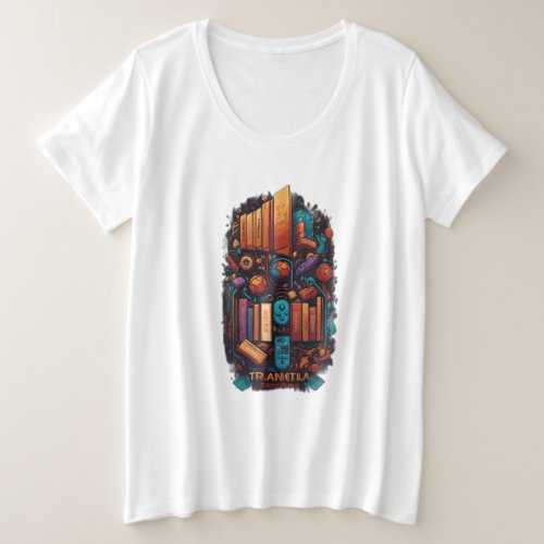 Bridging Gaming and Education Logo Collection Plus Size T_Shirt