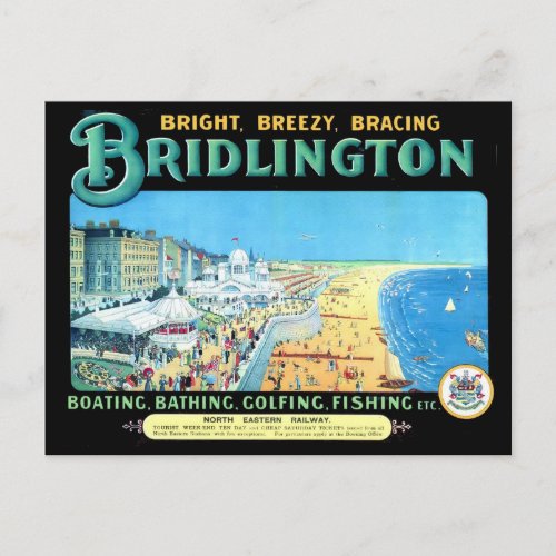 Bridlington by the Sea Postcard