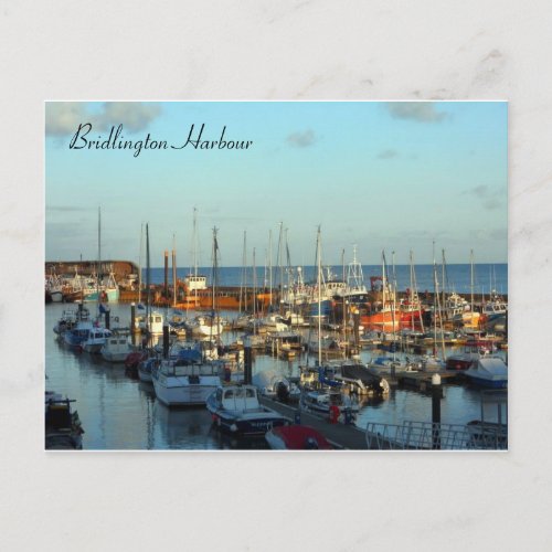 Bridlington Harbour Postcard