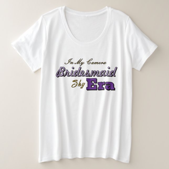 Bridsmaid  plus size T-Shirt (Design Front)