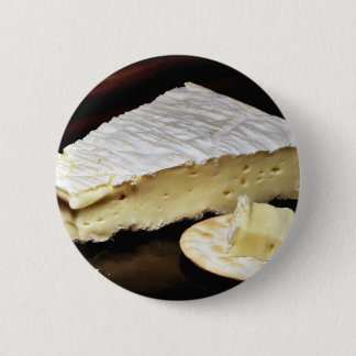 Brie De Meux Cheese Pinback Button