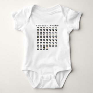 Brief History of US Presidents Baby Bodysuit