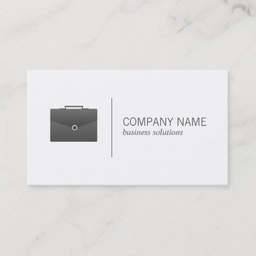Briefcase black  Business Business Card