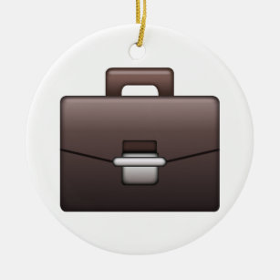 Briefcase - Emoji Ceramic Ornament