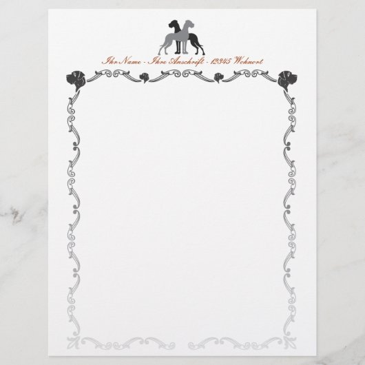 Briefpapier Doggen (Front)