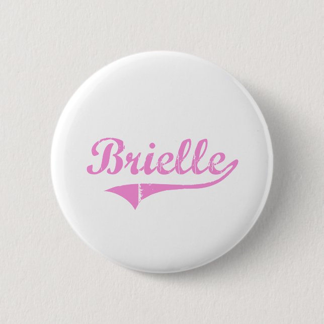 Brielle Classic Style Name Button (Front)