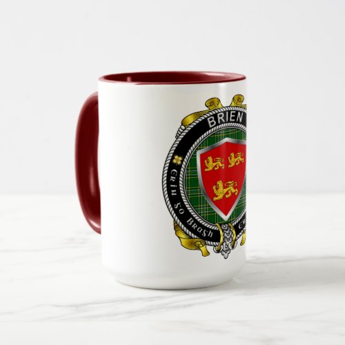 BrienBryan Irish Shield Combo Mug 15oz