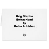 Brig station in Switzerland (Back Horizontal)