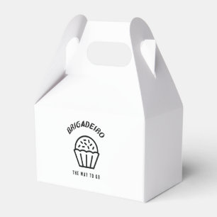 Brigadeiro the way to go favor boxes