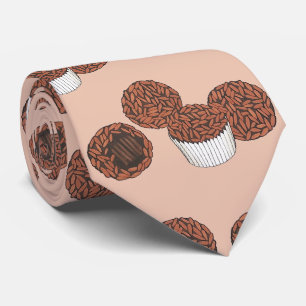 Brigadeiros Brazilian Chocolate Truffles Dessert Neck Tie