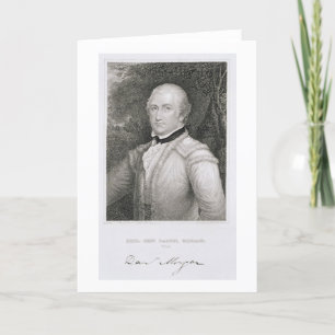 Brigadier General Daniel Morgan (1736-1802) Card