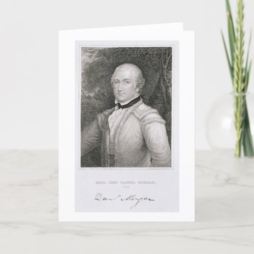 Brigadier General Daniel Morgan 1736_1802 Card