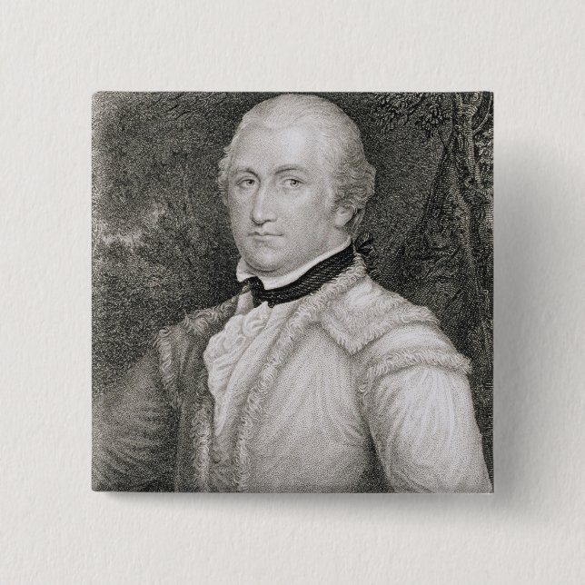 Brigadier General Daniel Morgan (1736-1802) engrav Button (Front)