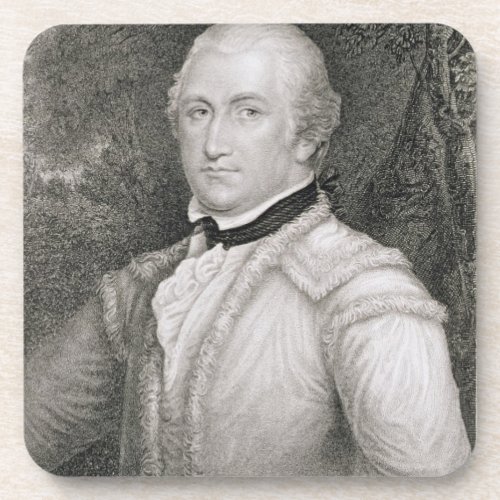 Brigadier General Daniel Morgan 1736_1802 engrav Drink Coaster