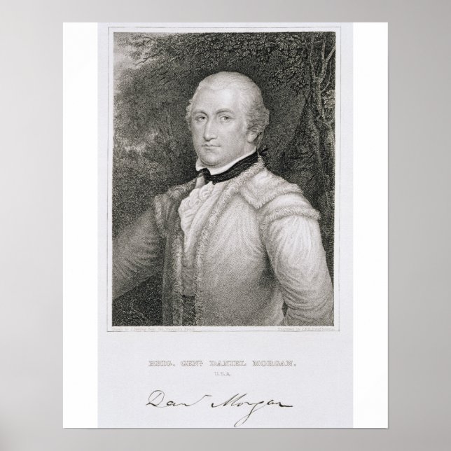 Brigadier General Daniel Morgan (1736-1802) engrav Poster (Front)