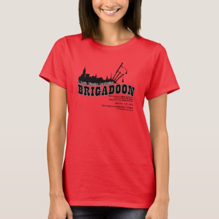 Brigadoon Cast Ladies T-shirt