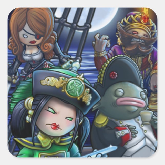 Brigand King Stickers (Front)