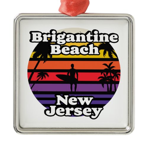 Brigantine Beach,New Jersey Metal Ornament