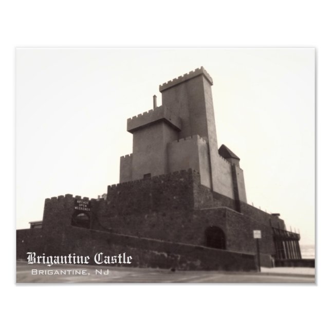 Brigantine Castle Reproduction Photo Print (Front)