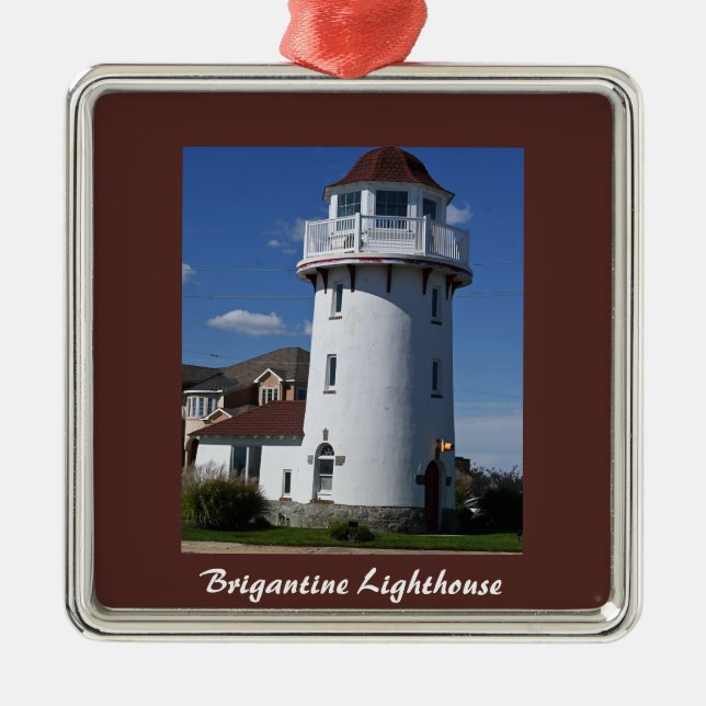 Brigantine Lighthouse Photo Ornament  (Front)