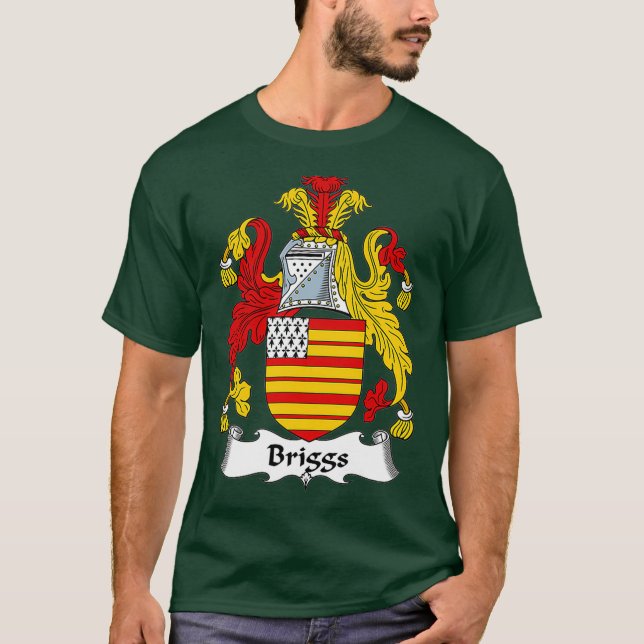 Briggs Coat of Arms  Family Crest T-Shirt (Front)