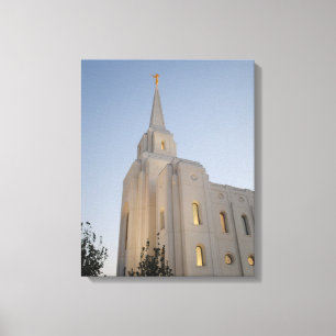 Brigham City Utah Temple #2 LDS Wall Art Canvas