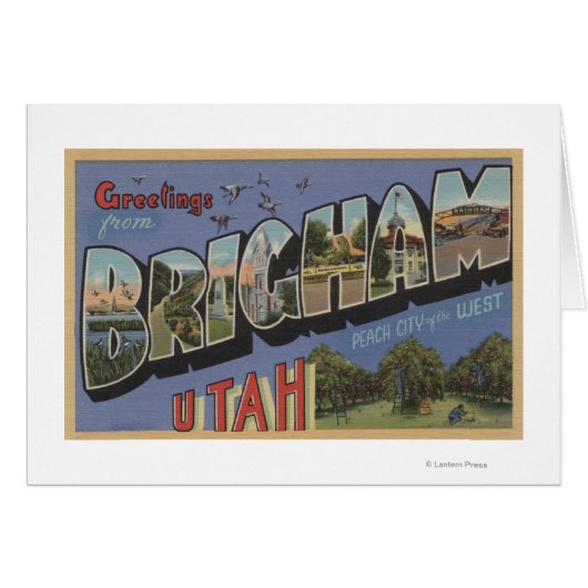 Brigham, UtahLarge Letter ScenesBrigham, UT Cards (Front Horizontal)