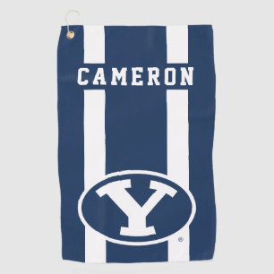 Brigham Young University BYU Y   Add Your Name Golf Towel