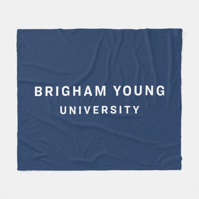 Brigham Young University Fleece Blanket (Front (Horizontal))