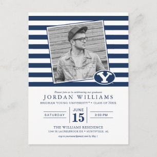 Brigham Young University Graduation Announcement Postcard