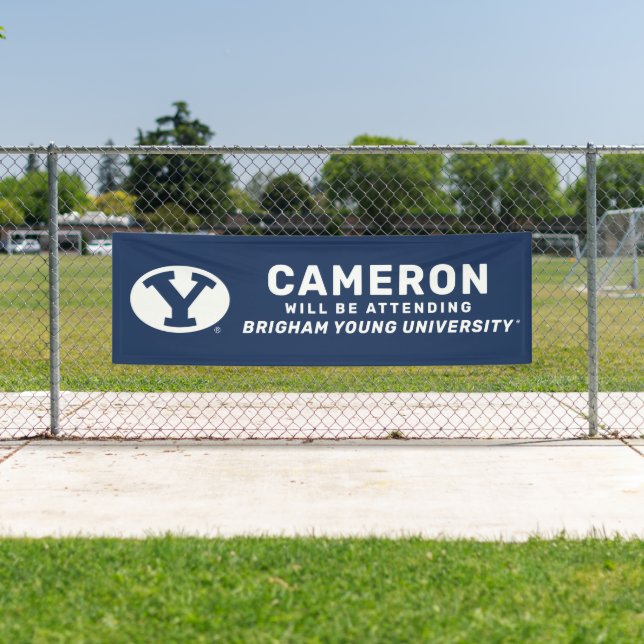 Brigham Young University Graduation Banner (Insitu)