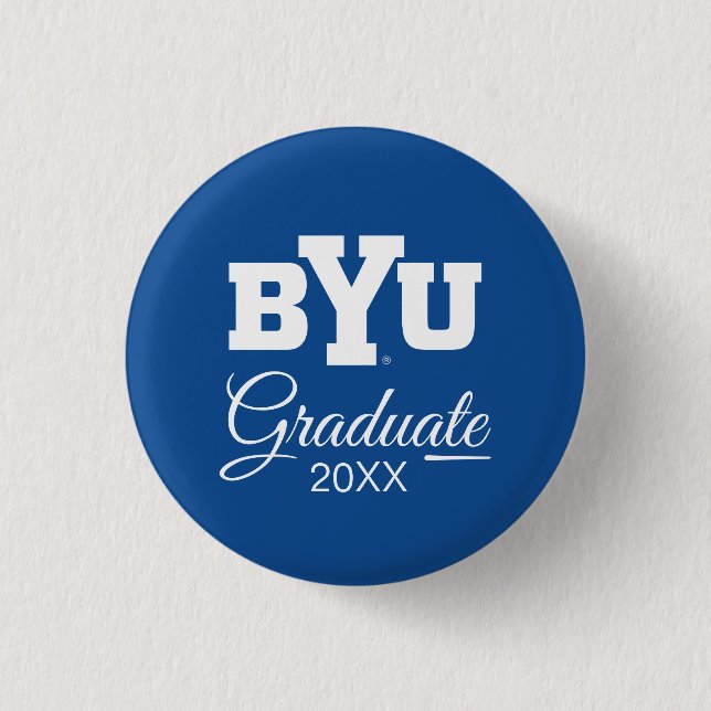 Brigham Young University Graduation Button (Front)