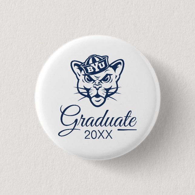Brigham Young University Graduation Button (Front)