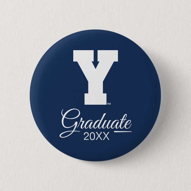 Brigham Young University Graduation Button (Front)
