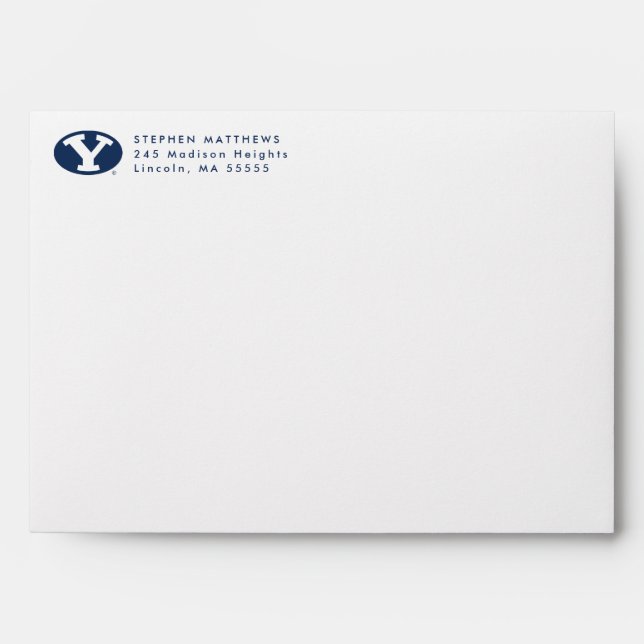 Brigham Young University Graduation Envelope (Front)