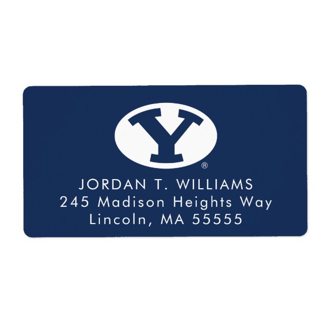 Brigham Young University Graduation Label (Front)