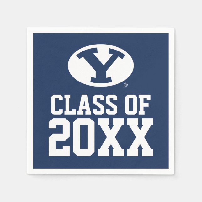 Brigham Young University Graduation Napkins (Front)