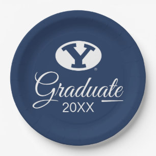 Brigham Young University Graduation Paper Plates