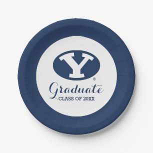 Brigham Young University Graduation Paper Plates