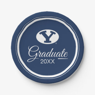 Brigham Young University Graduation Paper Plates