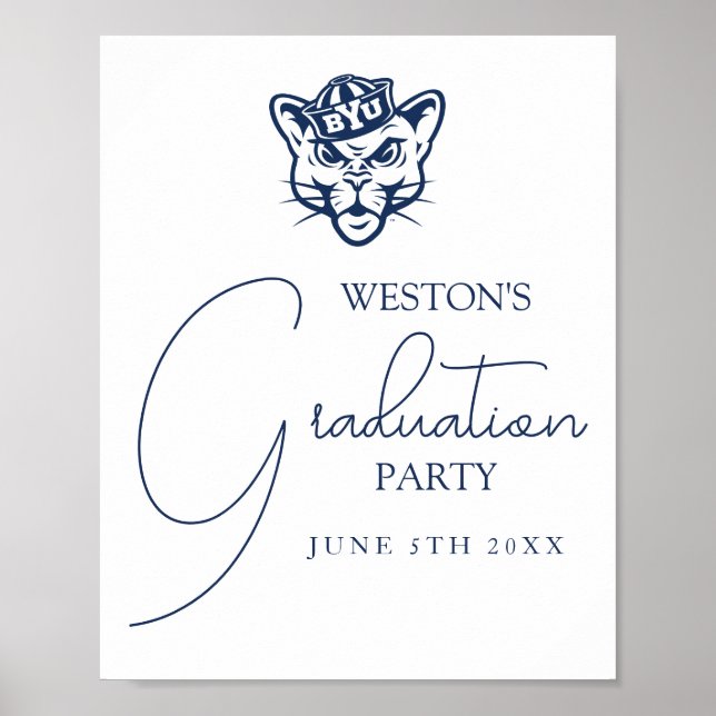 Brigham Young University Graduation Poster (Front)