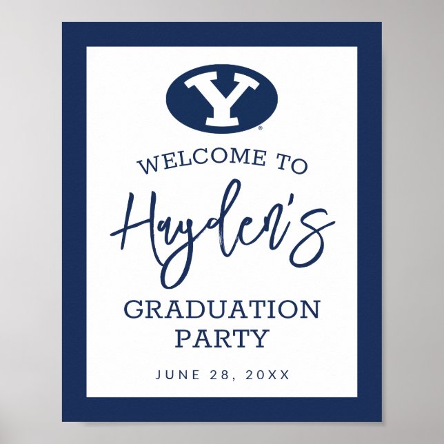 Brigham Young University Graduation Poster (Front)