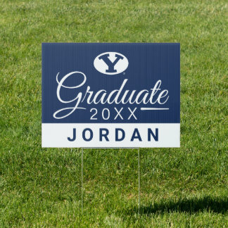 Brigham Young University Graduation Sign