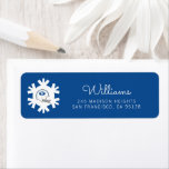 Brigham Young University Holiday Pattern 13 Label