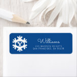 Brigham Young University Holiday Pattern 2 Label