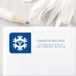 Brigham Young University Holiday Pattern 2 Label