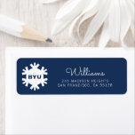 Brigham Young University Holiday Pattern 3 Label